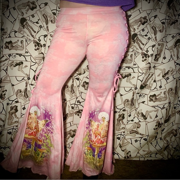 Dolls Kill Wild Roamings Bell Bottoms - Picture 7 of 8